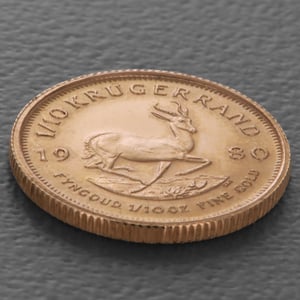 Goldmünze 1/10oz "Krügerrand" 1980 (Südafrika) - Miniaturansicht 3
