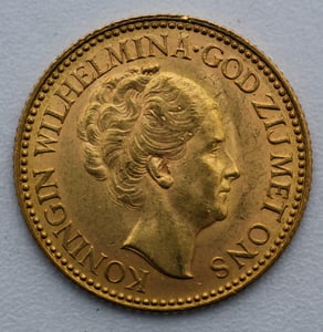 Goldmünze 10 Gulden "Wilhelmina" verschiedene Jahrgänge (Niederlande) - Hauptansicht