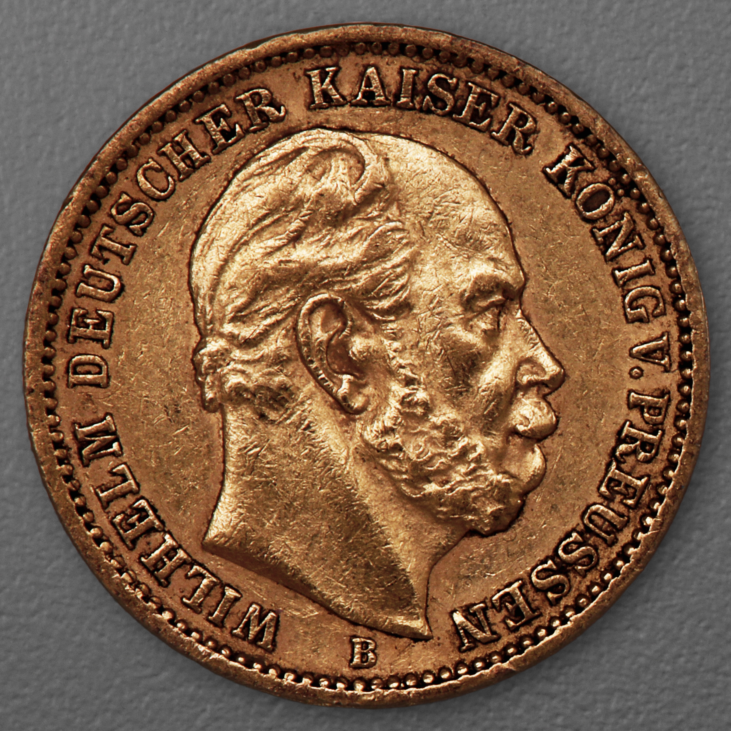 Goldmünze 20 Mark "Wilhelm I." 1873-B J.243 (Preußen) - Hauptansicht