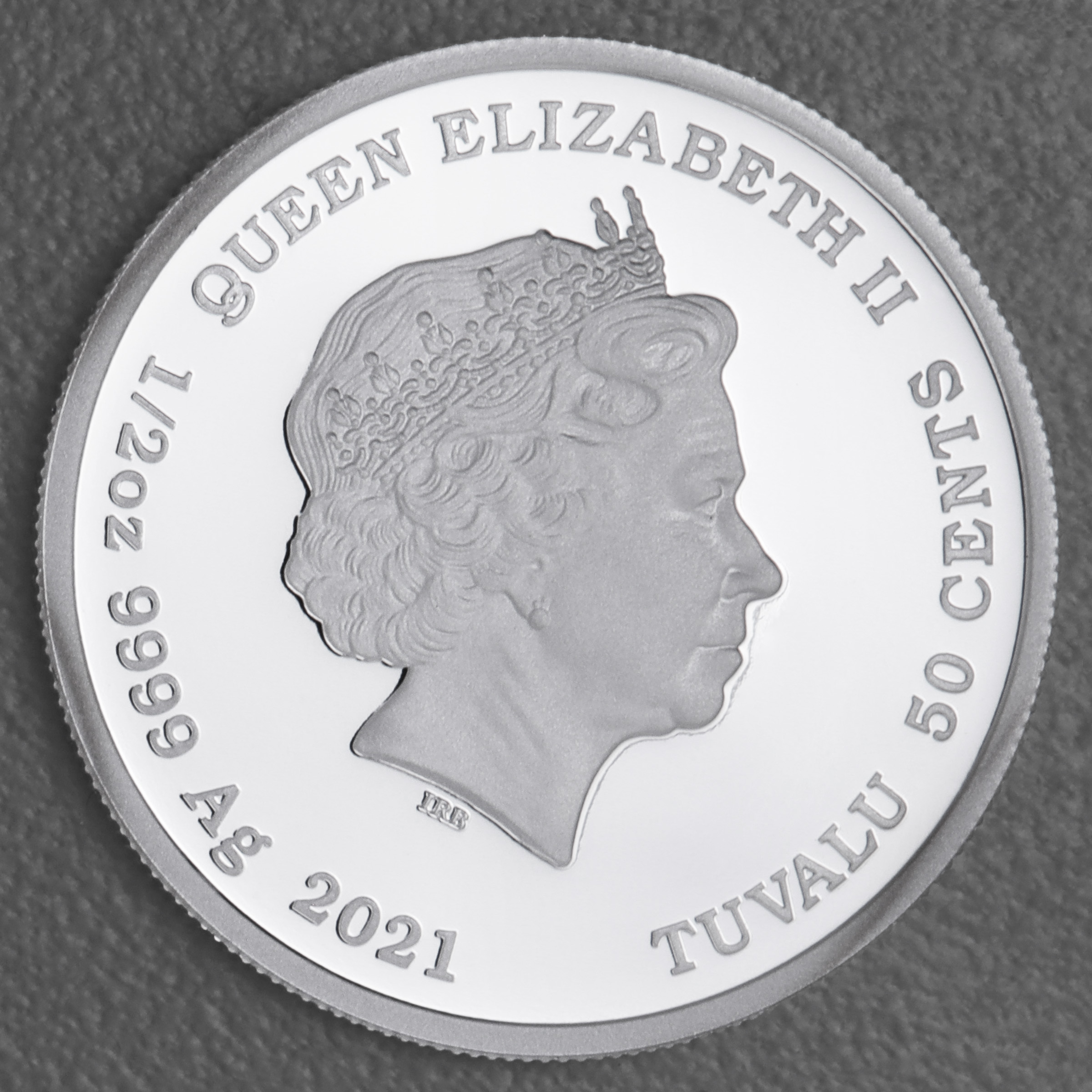 Silbermünze 1/2oz "Dr. No" 2021 (PP/koloriert) James Bond (Tuvalu) - Detailansicht 1
