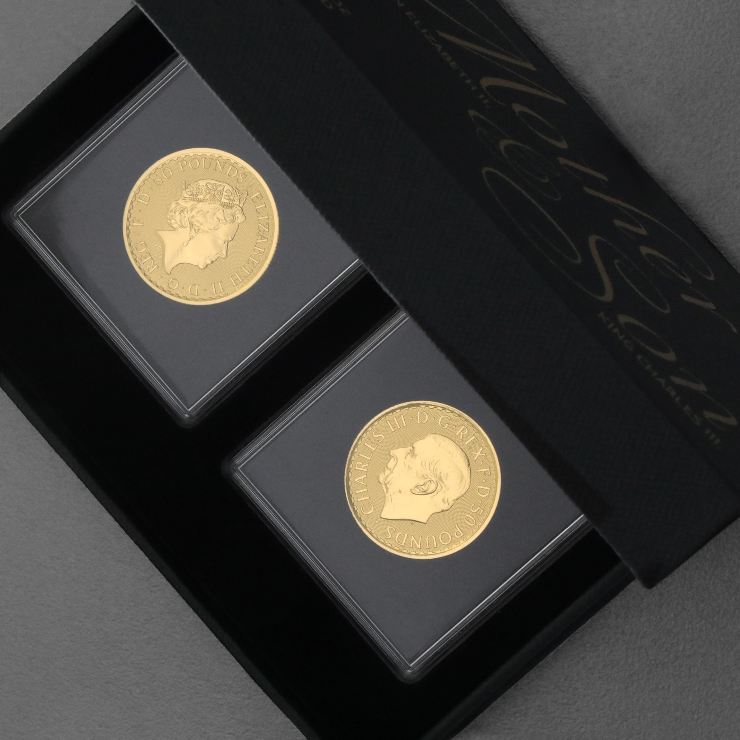 Goldmünzen 2 x 1/2oz "Britannia" 2023 Set – Mother & Son (Großbritannien) - Detailansicht 2