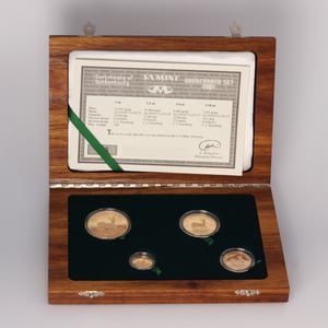 Goldmünzen 4 x "Krügerrand" 2005 (PP) Prestige Set – 4-teilig (Südafrika) - Hauptansicht