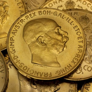 Goldmünze 10 x 100 Kronen "Franz Joseph I." 1915 Investmentpaket Nachprägung (Österreich) - Miniaturansicht 3