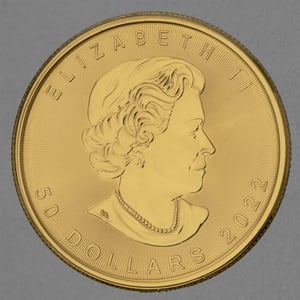 Goldmünze 1oz "Maple Leaf" 2022 Gold from a single mine – Meliadine (Kanada) - Miniaturansicht 2