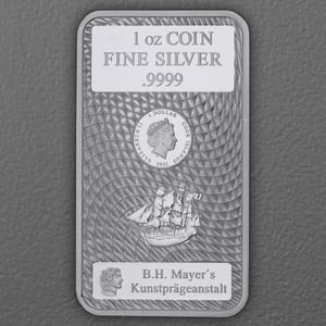 Silbermünzbarren 1oz "New Generation" 19% (Cook Islands) - Hauptansicht