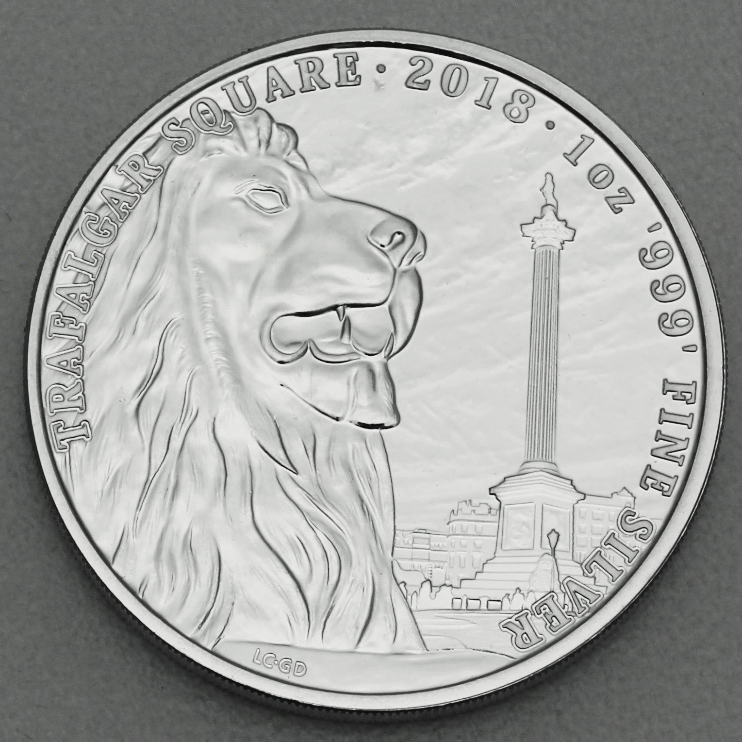 Silbermünze 1oz "Trafalgar Square" 2018 Landmarks of Britain (Großbritannien) - Hauptansicht