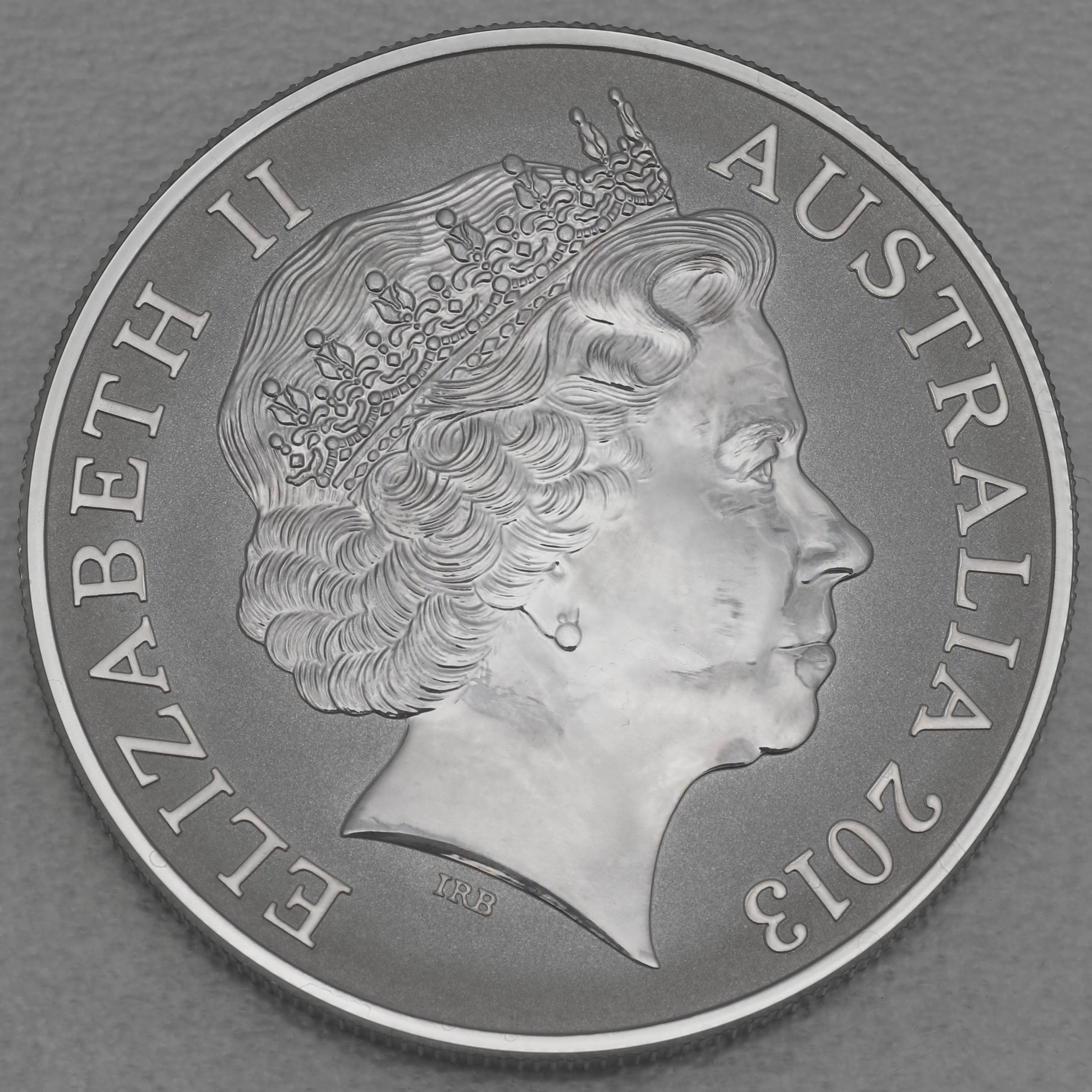 Silbermünze 1oz "Krokodil-Bindi" 2013 Australian Saltwater Crocodiles (Australien) - Detailansicht 1