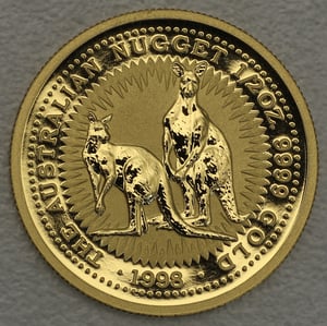 Goldmünze 1/2oz "Känguru" 1998 Australian Nugget (Australien) - Hauptansicht