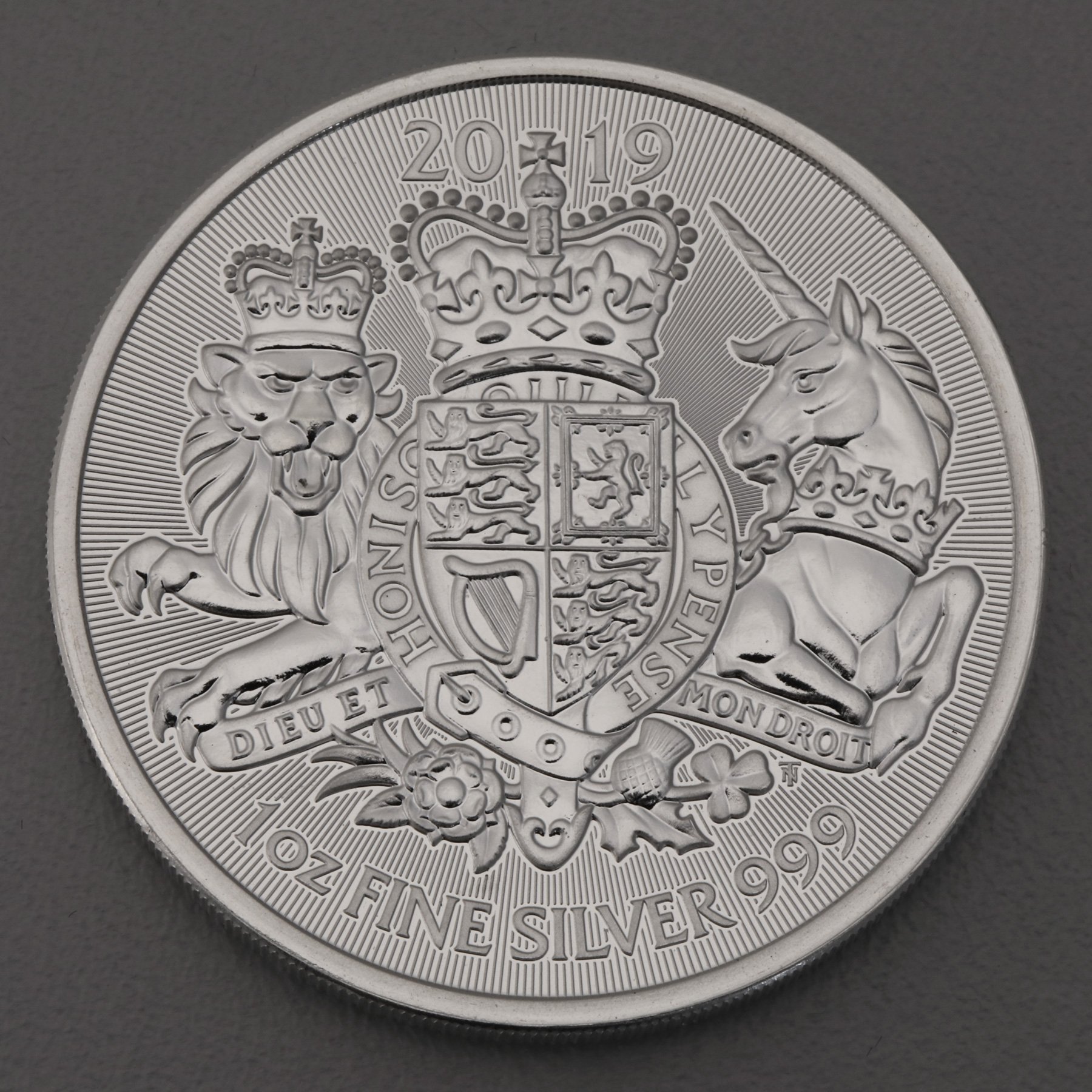 Silbermünze 1oz "The Royal Arms" 2019 (Großbritannien) - Hauptansicht