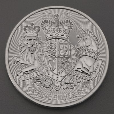 Silbermünze 1oz "The Royal Arms" 2019 (Großbritannien) - Miniaturansicht 1