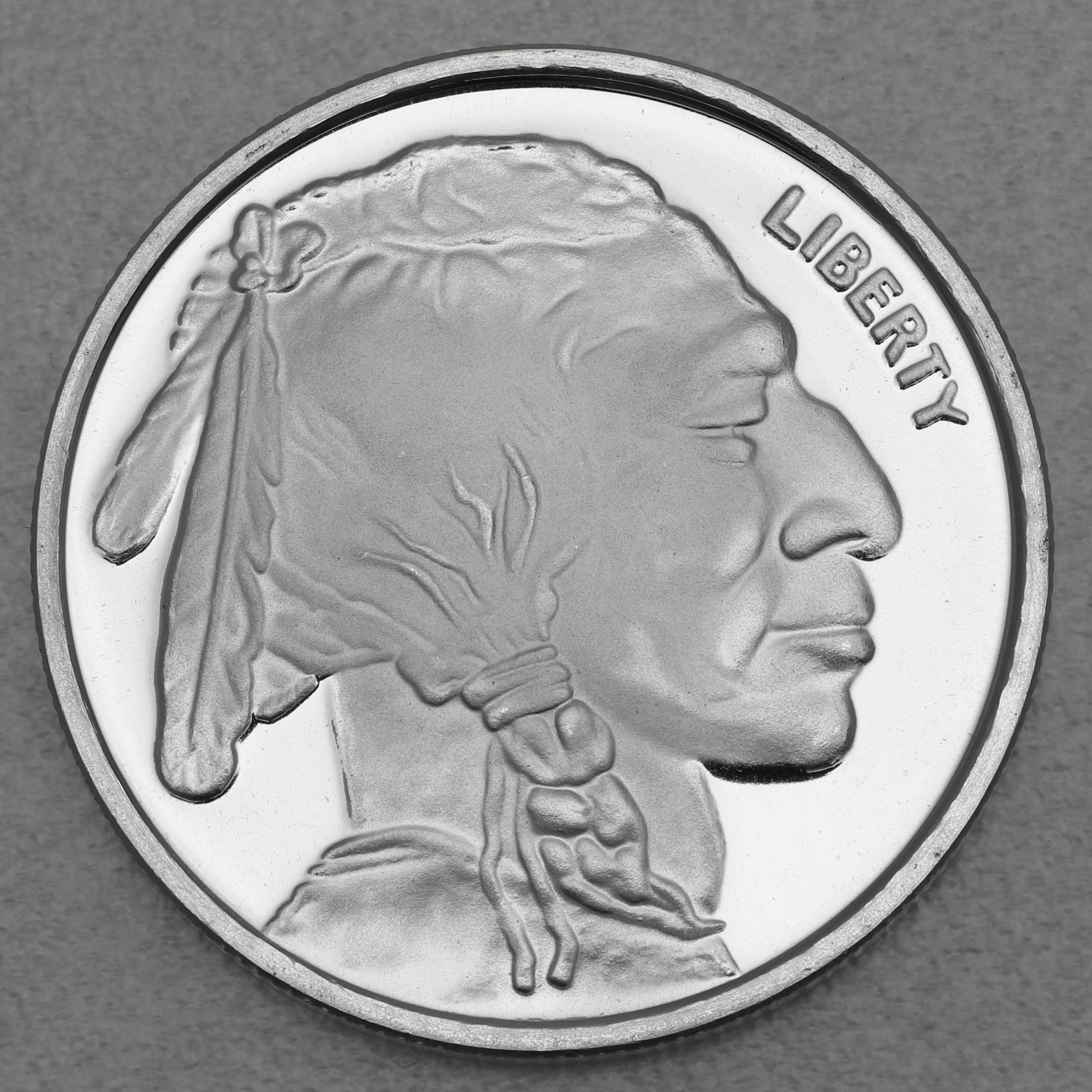 Silbermedaille 1oz "American Silver Buffalo" (USA) - Detailansicht 1