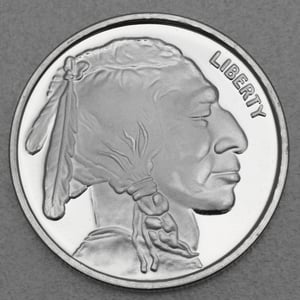 Silbermedaille 1oz "American Silver Buffalo" (USA) - Miniaturansicht 2
