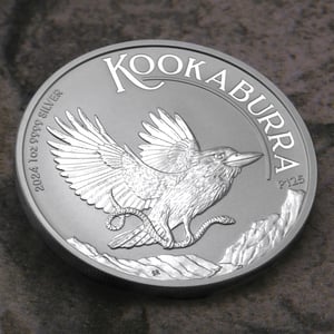Silbermünze 1oz "Kookaburra" 2024 19% (Australien) - Miniaturansicht 5