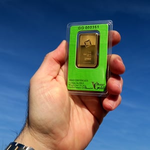 Goldbarren 1oz "Green Gold" VALCAMBI (999,9 Au) - Miniaturansicht 6