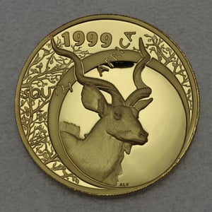 Goldmünzen "The Kudu" 1999 Natura Set 4-teilig Monarchs of Africa (Südafrika) - Miniaturansicht 6