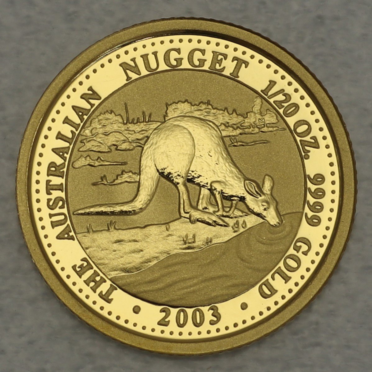 Goldmünze 1/20oz "Känguru" 2003 Australian Nugget (Australien) - Hauptansicht
