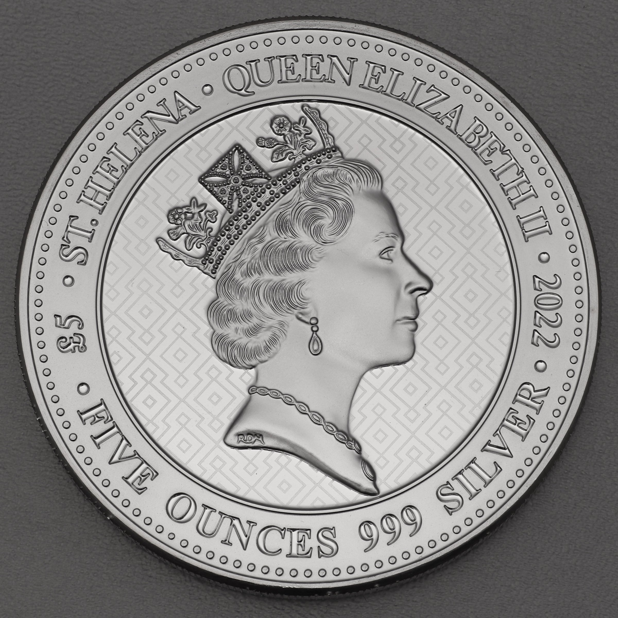 Silbermünze 5oz "Truth" 2022 The Queen s Virtues (St. Helena) - Detailansicht 1