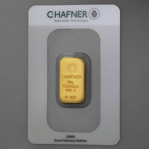 Goldbarren 250g "C.HAFNER - Gussform" - Hauptansicht
