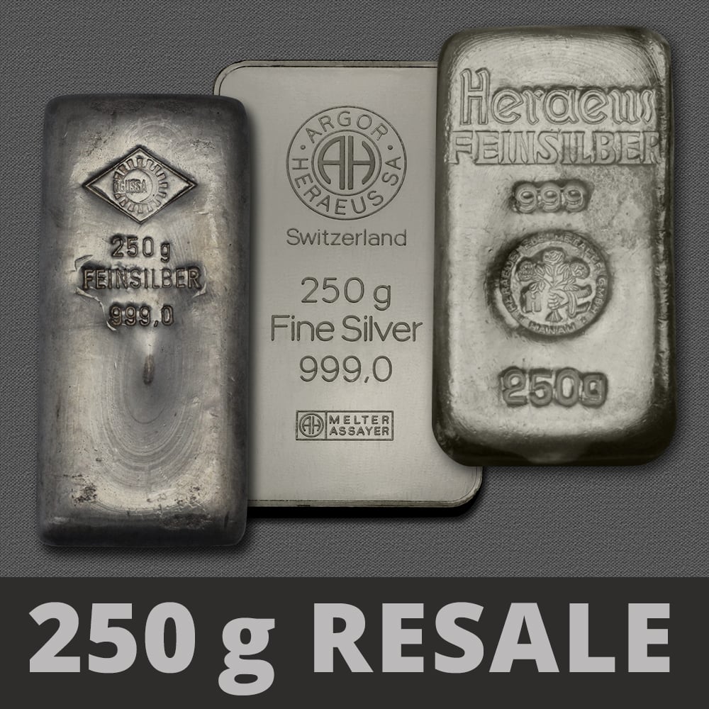 Silberbarren 250g (Resale) - Hauptansicht