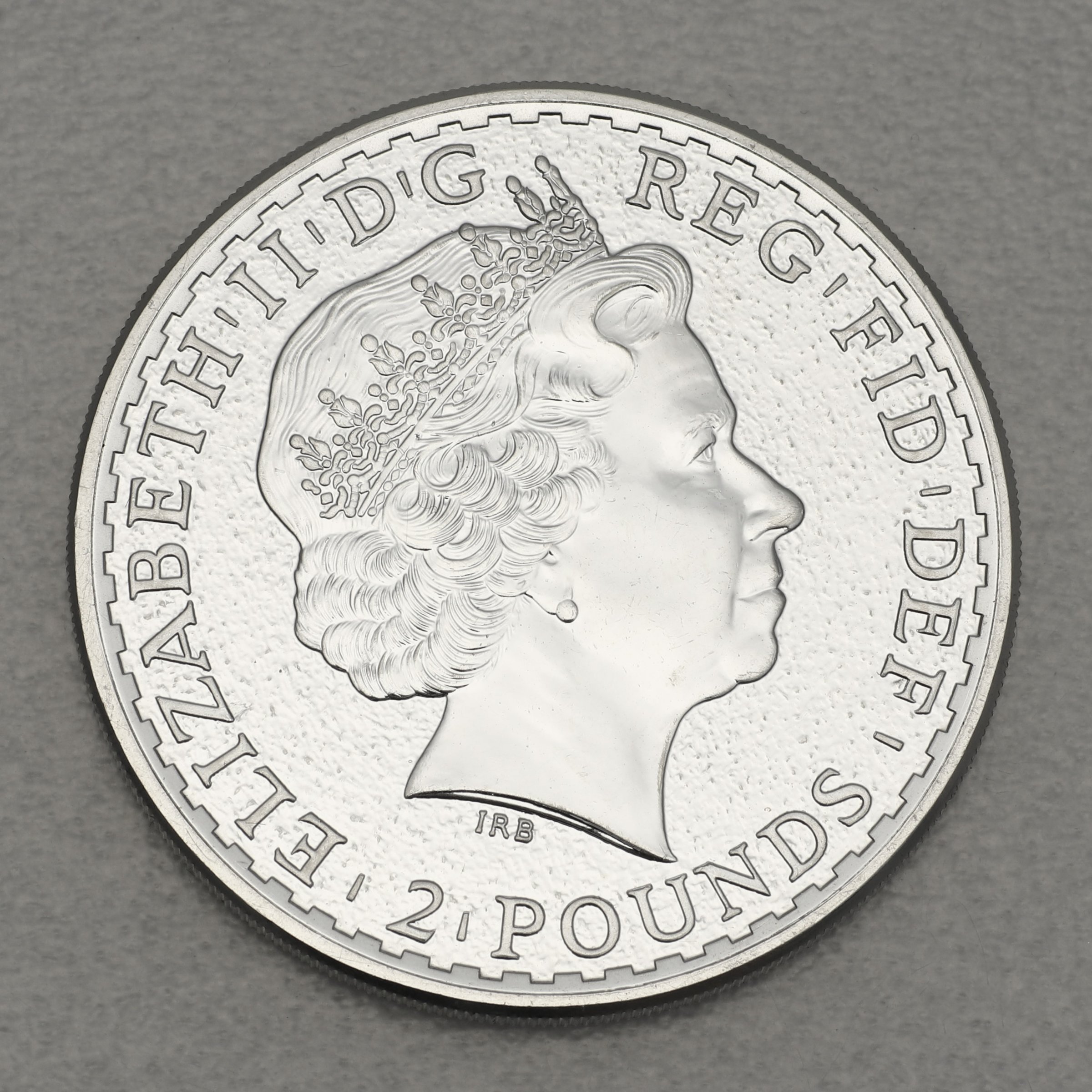 Silbermünze 1oz "Britannia" 2015 (vergoldet) (Großbritannien) - Detailansicht 1