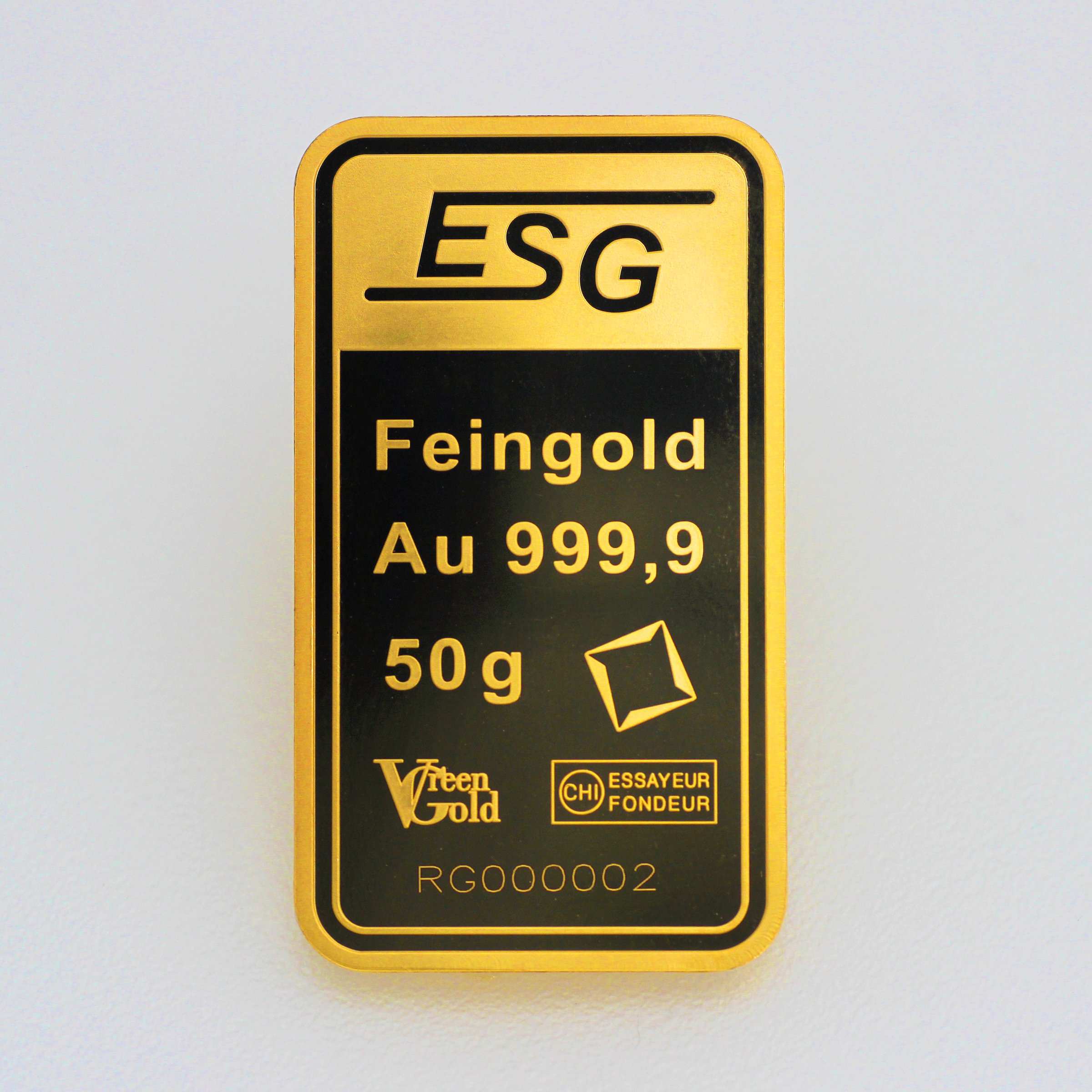 Goldbarren 50g "Auropelli" Responsible-Gold - Detailansicht 4