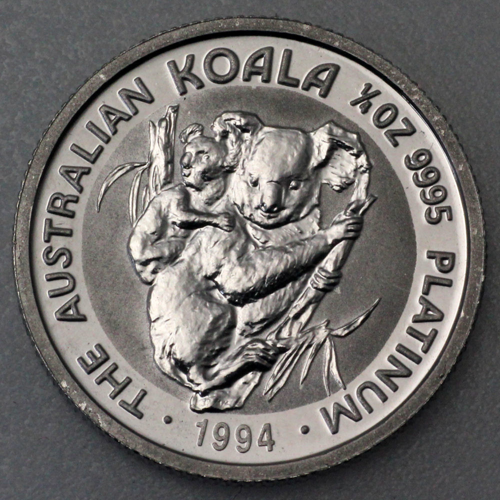 Platinmünze 1/4oz "Koala" (Australien) - Hauptansicht