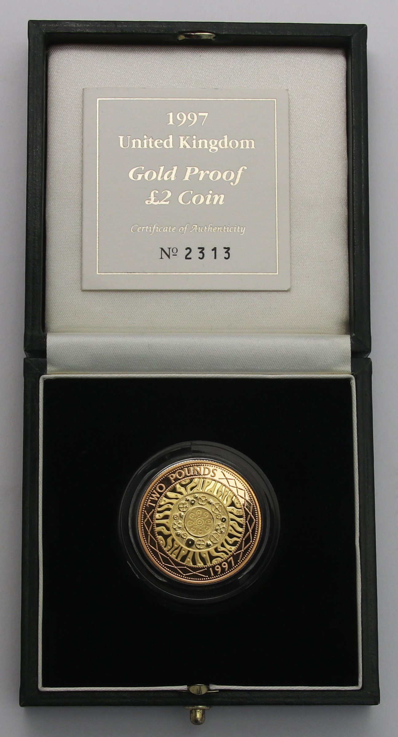 Goldmünze 2 Pounds "Technology" 1997 (PP) Shoulders of Giants (Großbritannien) - Detailansicht 2