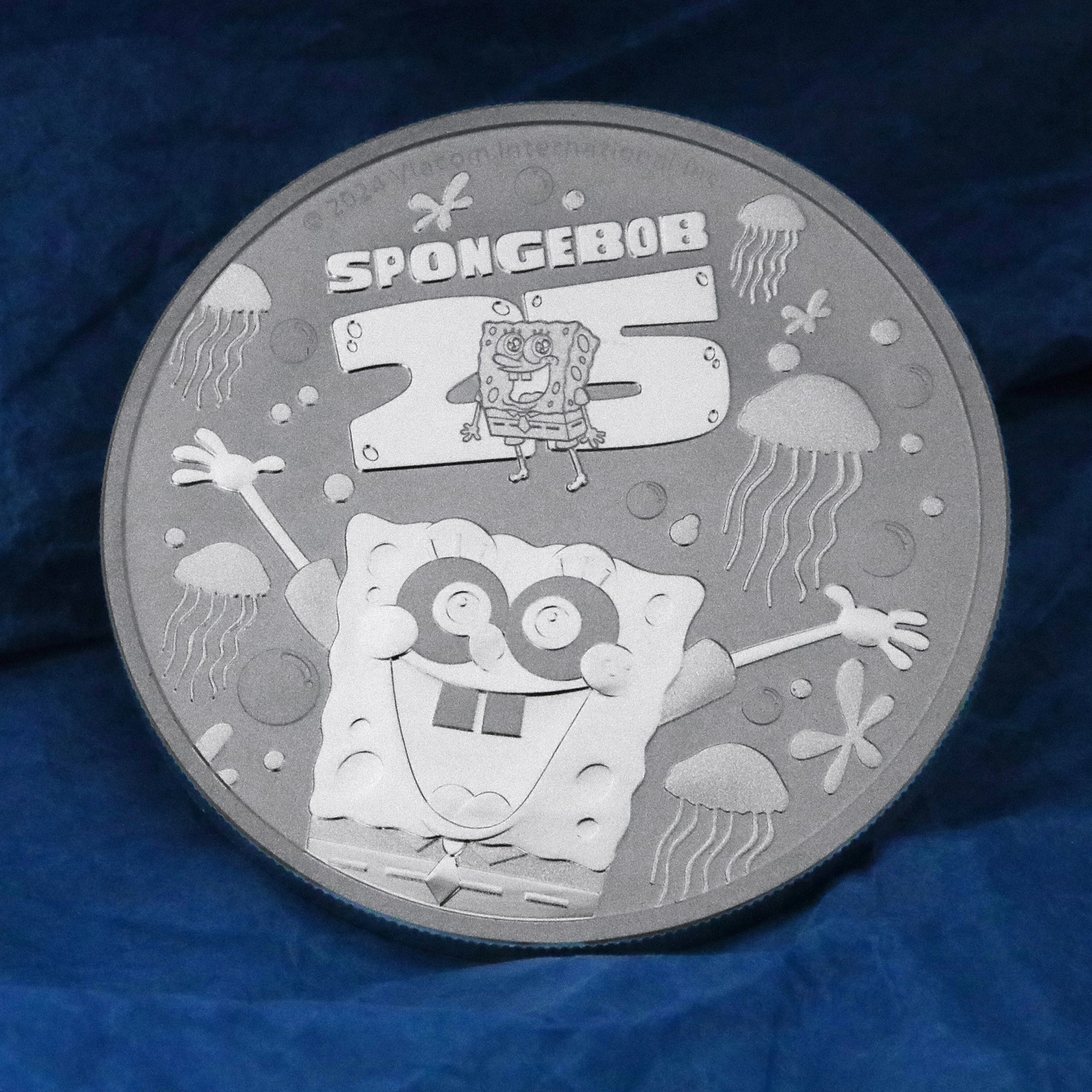 Silbermünze 1oz "SpongeBob Schwammkopf" 2024 25th Anniversary (Tuvalu) - Detailansicht 4
