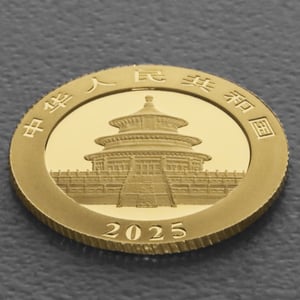 Goldmünze 3g "Panda" 2025 (China) - Miniaturansicht 4