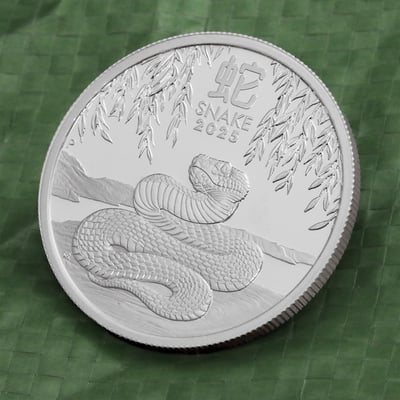 Silbermünze 1/2oz "Schlange" 2025 (PP) Lunar III – Year of the Snake (Australien) - Miniaturansicht 5