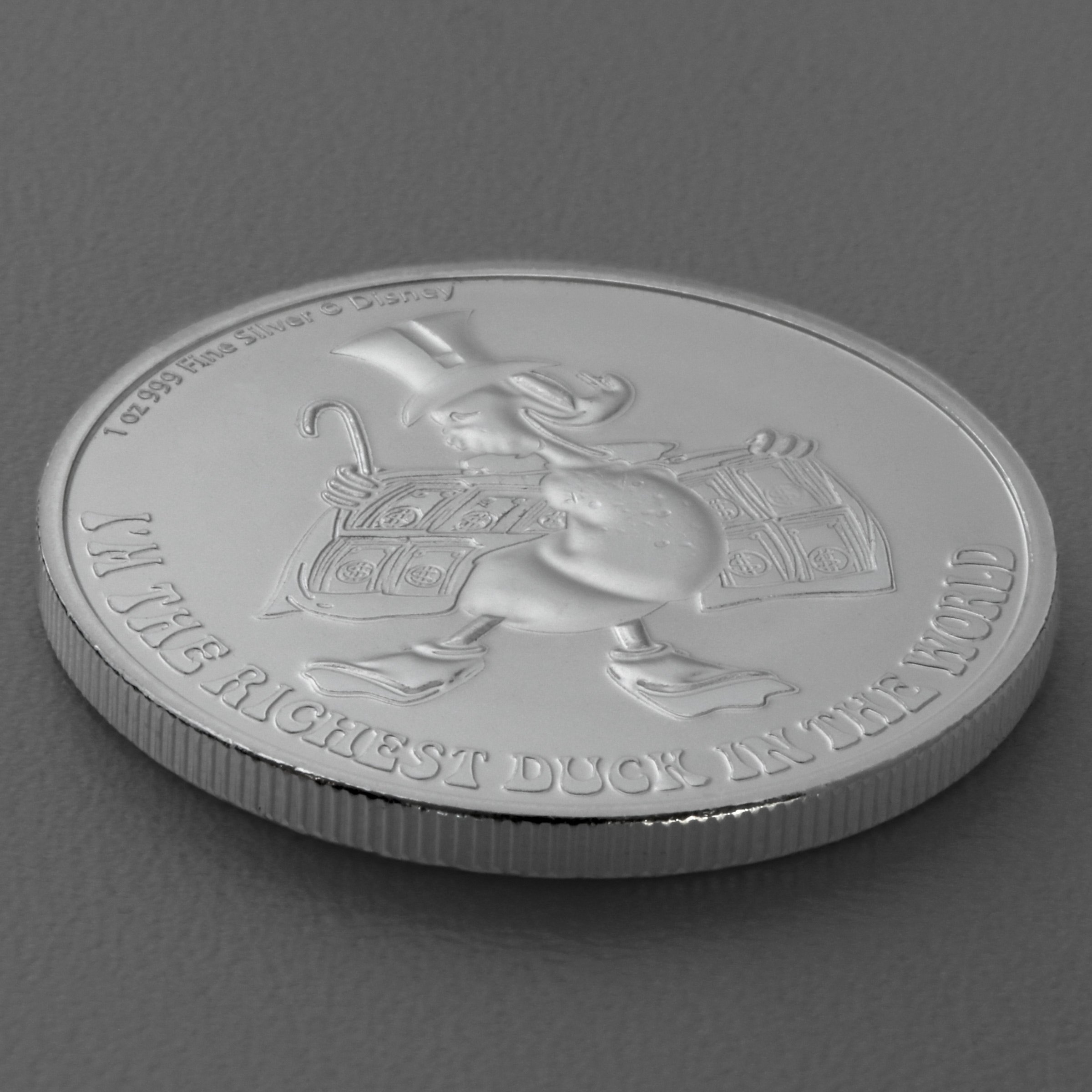Silbermünze 1oz "Dagobert Duck 75. Jubiläum" 2022 Disney 19% (Niue) - Detailansicht 2