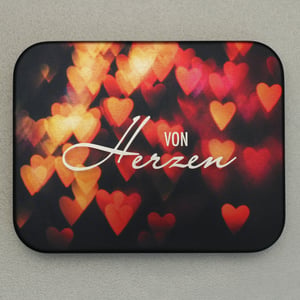 Geschenk-Box "Von Herzen" (eckig) image
