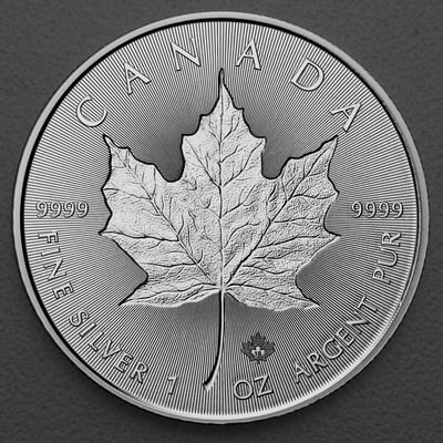 Silbermünze 1oz "Maple Leaf Incuse" 2018 (Kanada) - Miniaturansicht 1