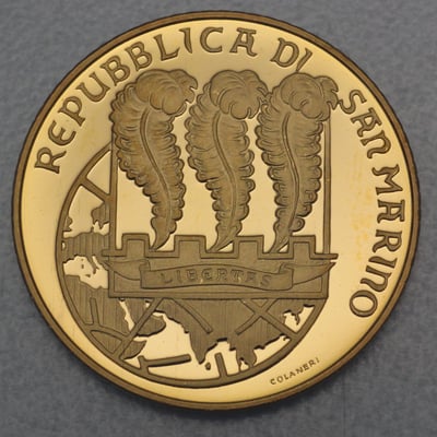 Goldmünze 20 Euro "I viaggi di Marco Polo" 2004 (PP) 750. Geburtstag Marco Polo (San Marino) - Miniaturansicht 2