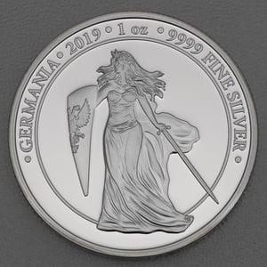 Silbermedaille 1oz "Germania" 2019 (PP) (Polen) - Hauptansicht