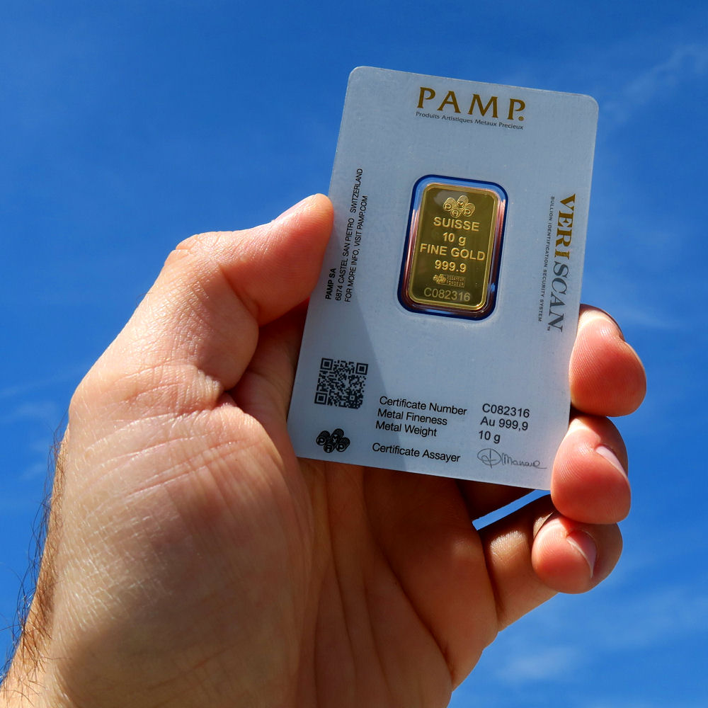 Goldbarren 10g PAMP "Fortuna" - Detailansicht 4
