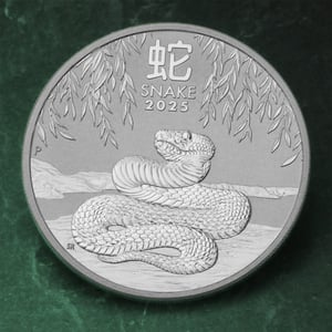 Silbermünze 1oz "Schlange" 2025 Lunar III – Year of the Snake 19% (Australien) - Miniaturansicht 6