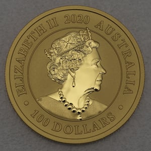 Goldmünze 1oz "Schwan" 2020 Australian Gold Swan (Australien) - Miniaturansicht 2
