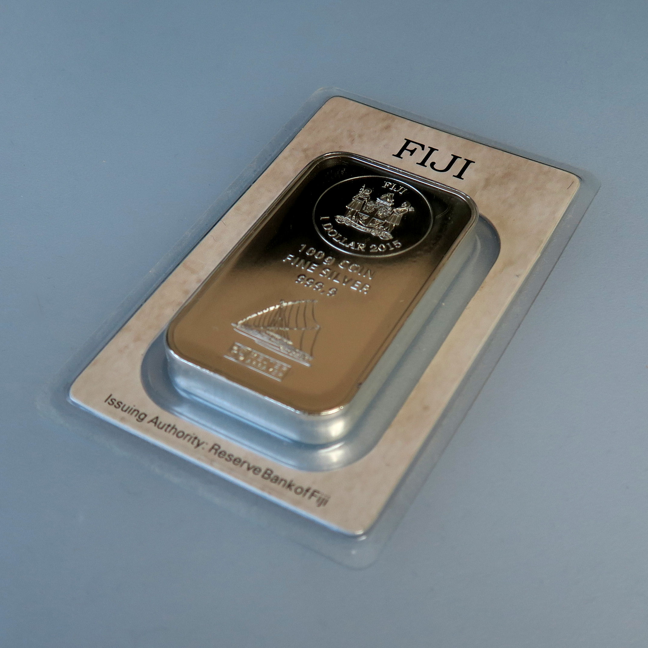 Münzbarren 100g "Fiji" (ARGOR-HERAEUS) geprägt - Detailansicht 1