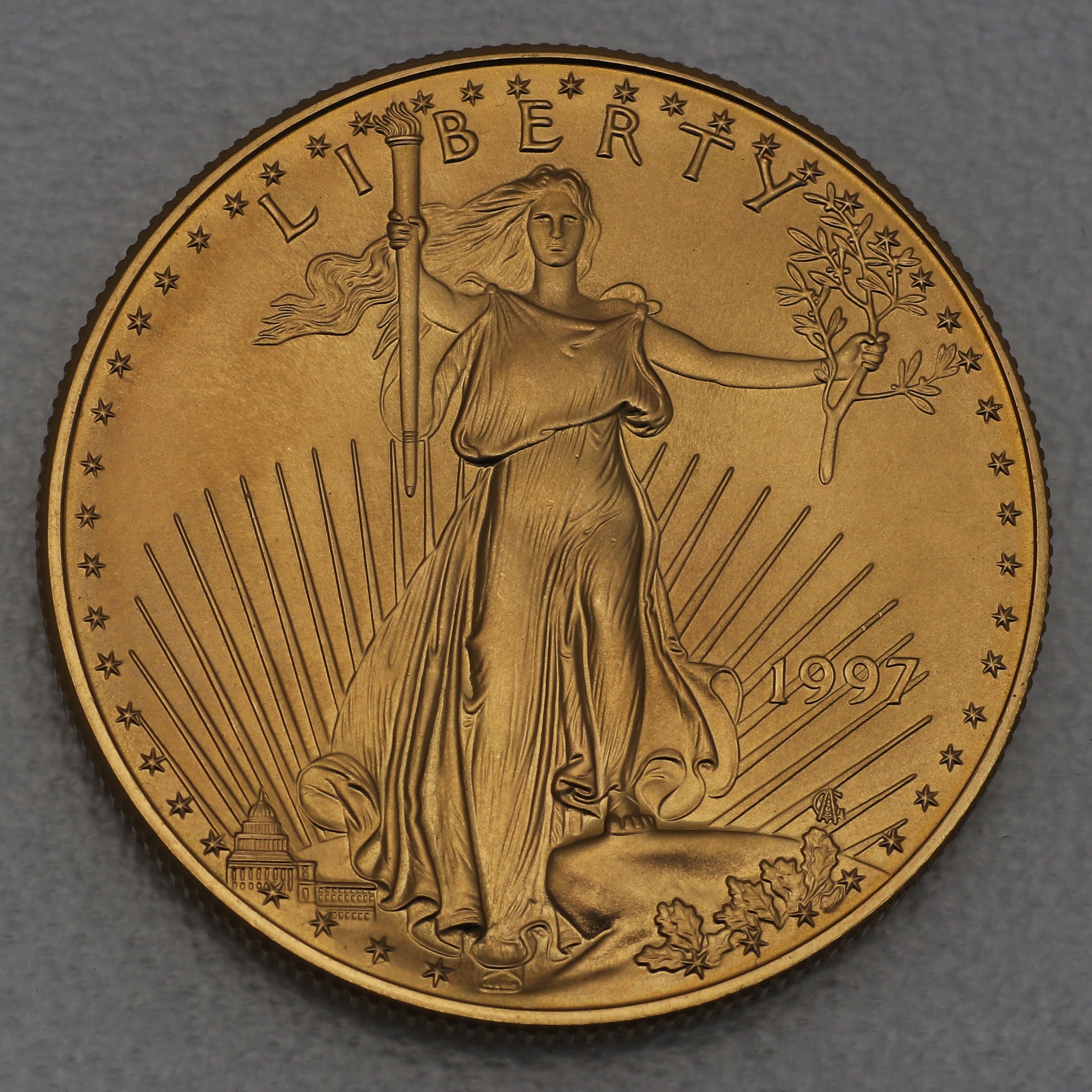 Goldmünze 1oz "American Eagle" 1997 (USA) - Hauptansicht