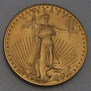 Goldmünze 1oz "American Eagle" 1997 (USA) - Hauptansicht