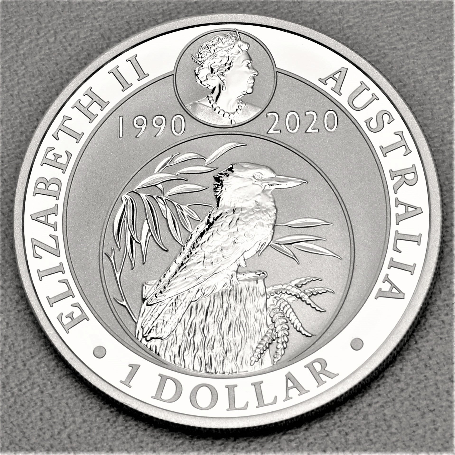 Silbermünze 1oz "Kookaburra" 2020 (Australien) - Detailansicht 1