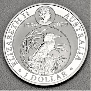 Silbermünze 1oz "Kookaburra" 2020 (Australien) - Miniaturansicht 2