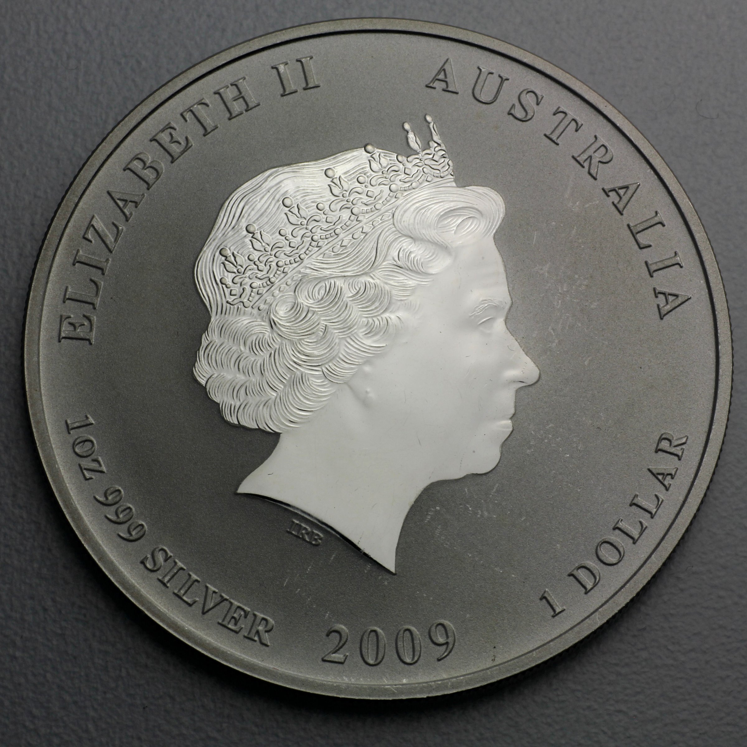 Silbermünze 1oz "Ochse" 2009 Lunar II – Year of the Ox 19% (Australien) - Detailansicht 1