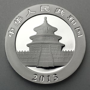Silbermünze 1oz "Panda" 2013 (China) - Miniaturansicht 2