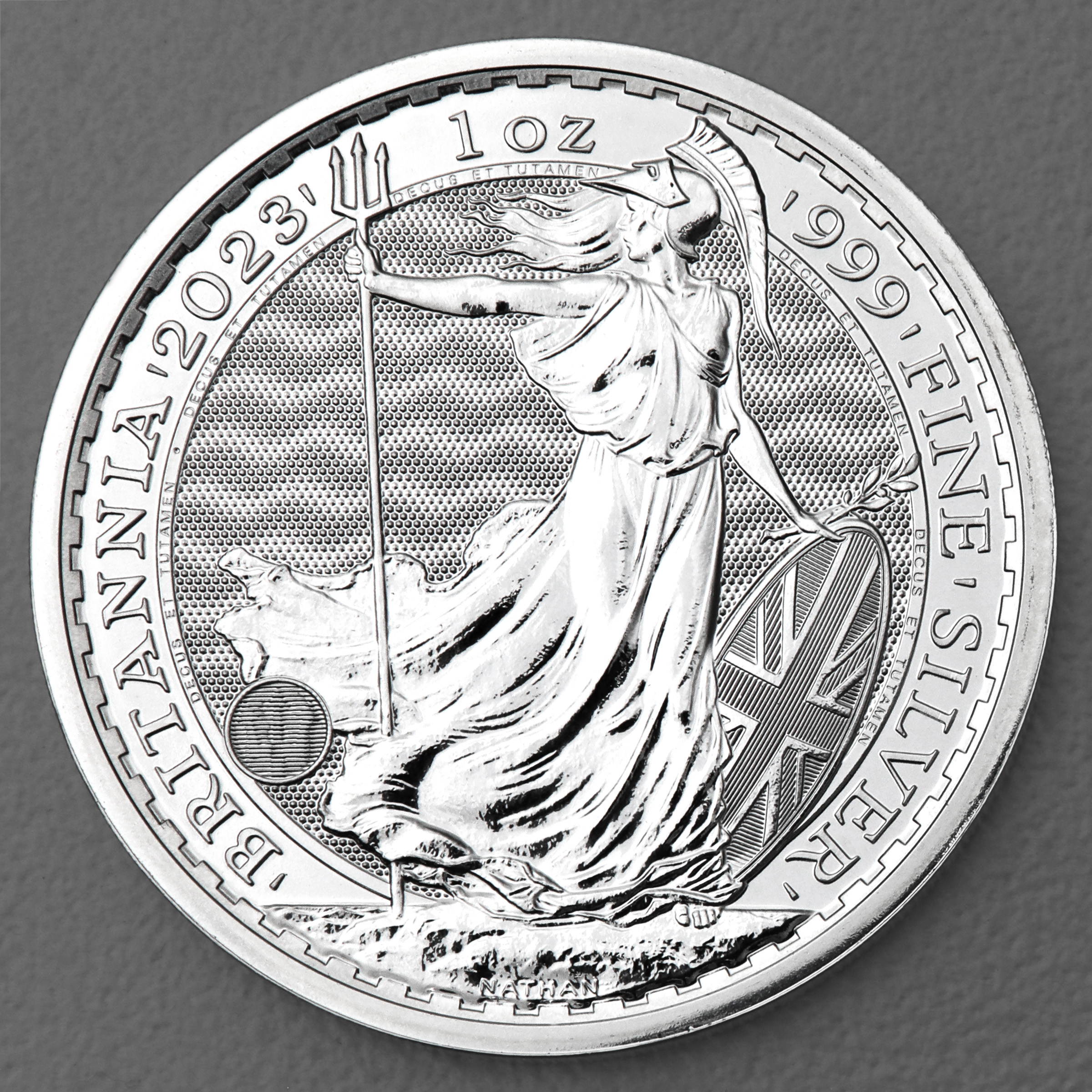 Silbermünze 1oz "Britannia" 2023 Zur Krönung Charles III. diff. (Großbritannien) - Hauptansicht