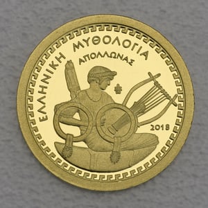 Goldmünze 100 Euro "Apollo" 2018 Götter des Olymp (Griechenland) - Hauptansicht