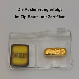 Goldbarren 1oz Au-Gussbarren, Feingold - Miniaturansicht 5