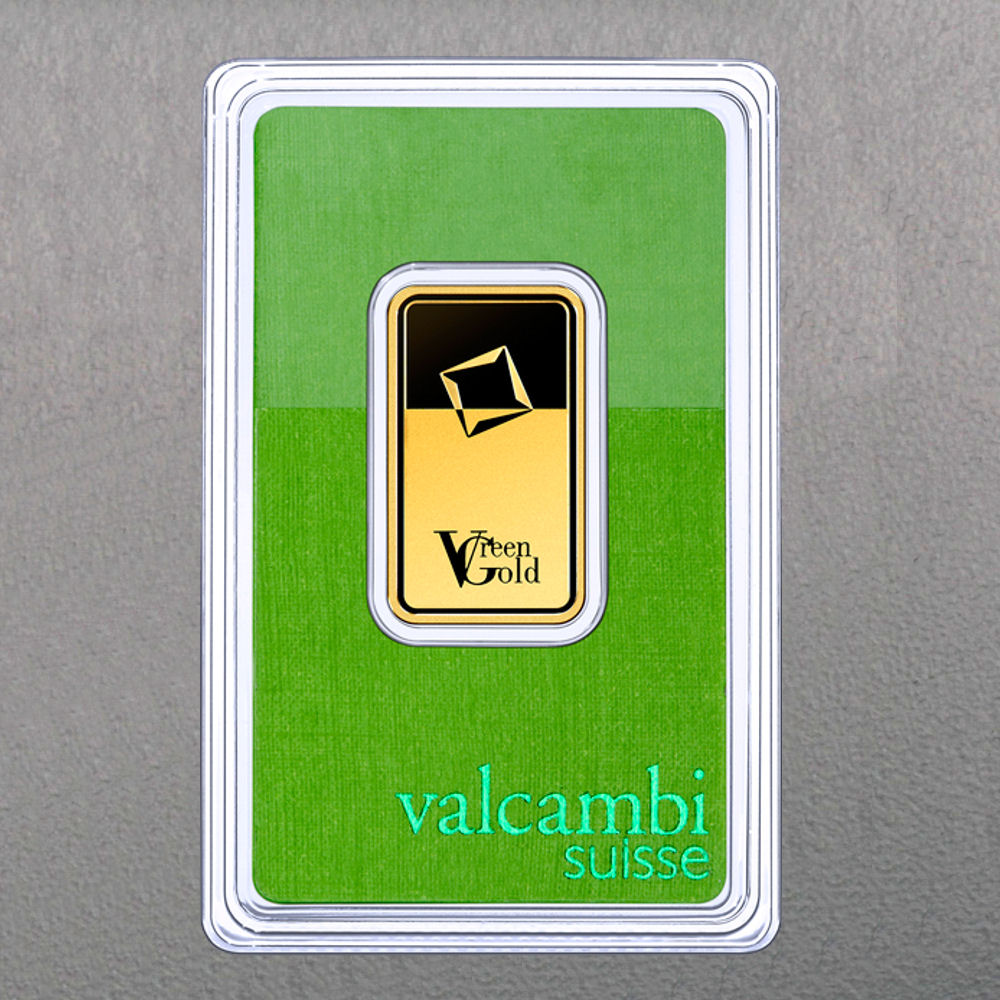 Goldbarren 20g "Green Gold" VALCAMBI (999,9 Au) - Detailansicht 1