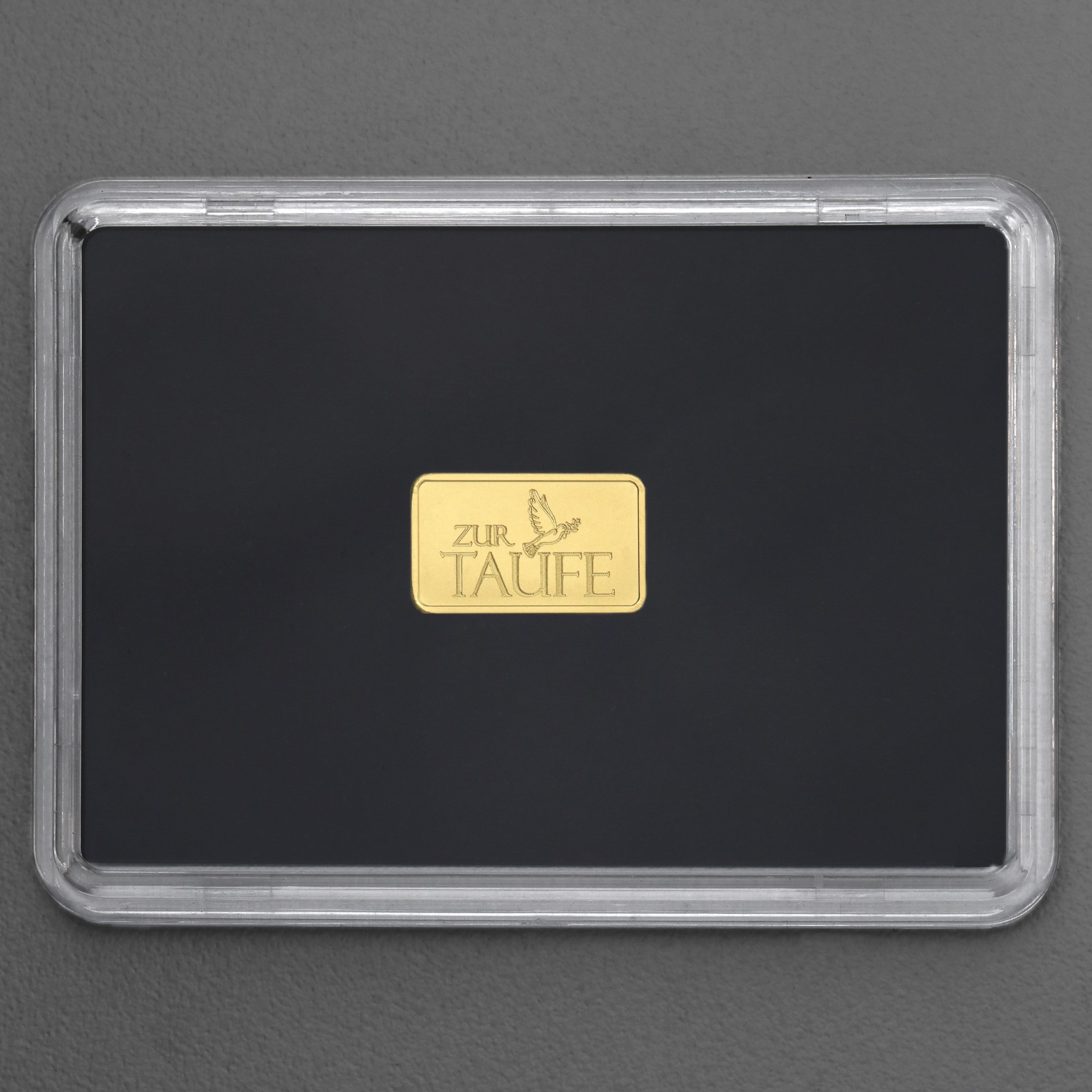 Goldbarren 2,5g Gravur "Zur Taufe" - Detailansicht 4